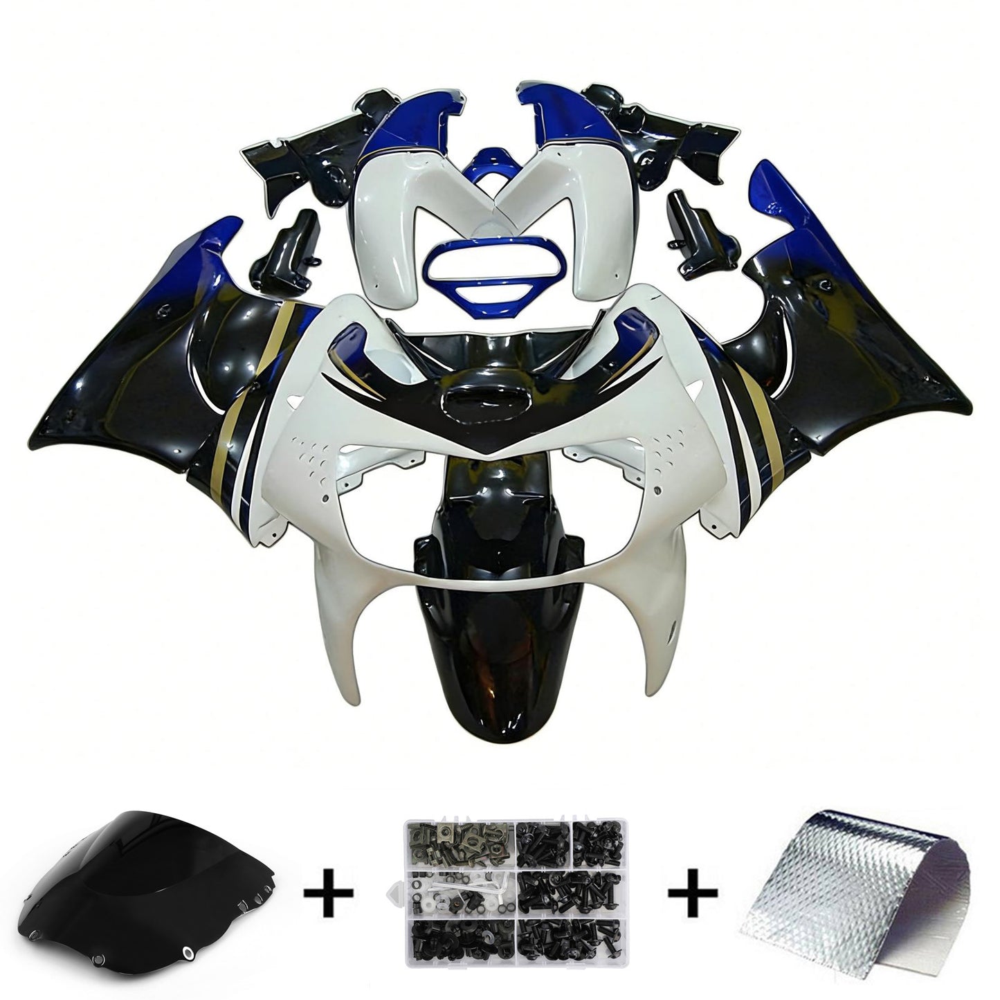 1998-1999 Honda CBR900RR 919 Kit carena iniezione Carrozzeria Plastica ABS