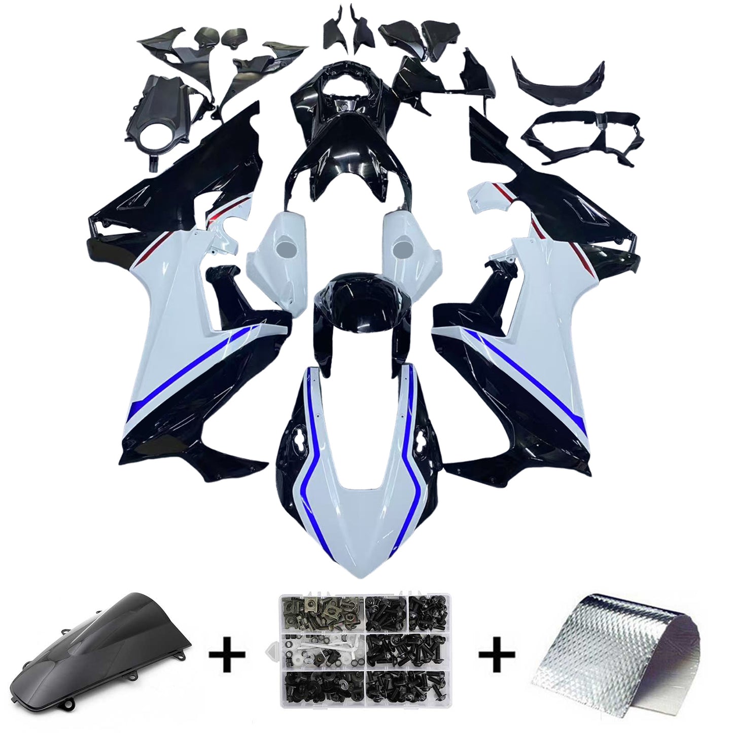 Amotopart Kit carena Honda CBR1000RR 2017-2026 Carrozzeria Plastica ABS