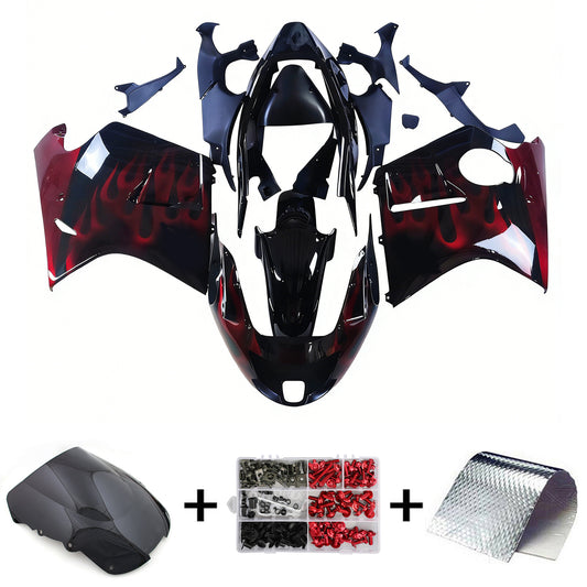 Amotopart Kit Carena Honda CBR1100XX SuperBlackBird 1996-2007 Carrozzeria ABS