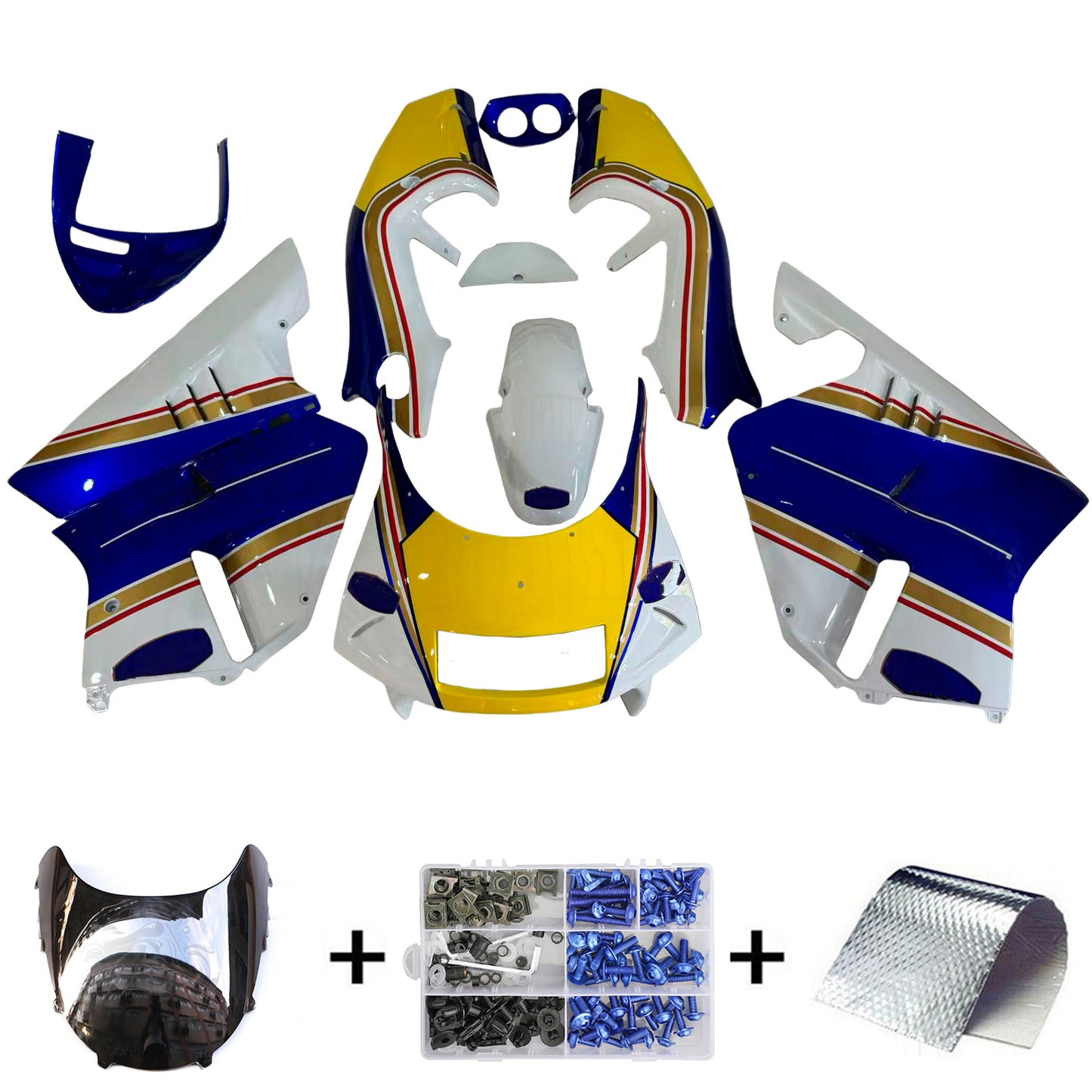 Honda NSR250 PGM-4 1994-1996 Kit carenatura Carrozzeria Plastica ABS