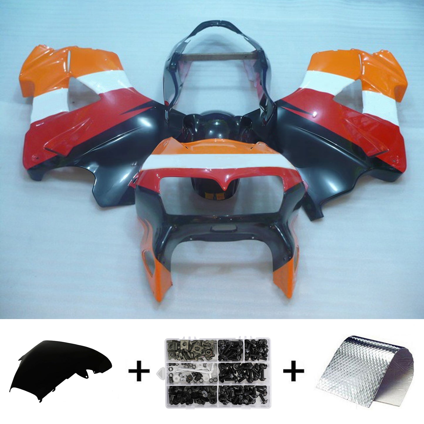 Kit carenatura Honda VFR800 1998-2001 Carrozzeria Plastica ABS