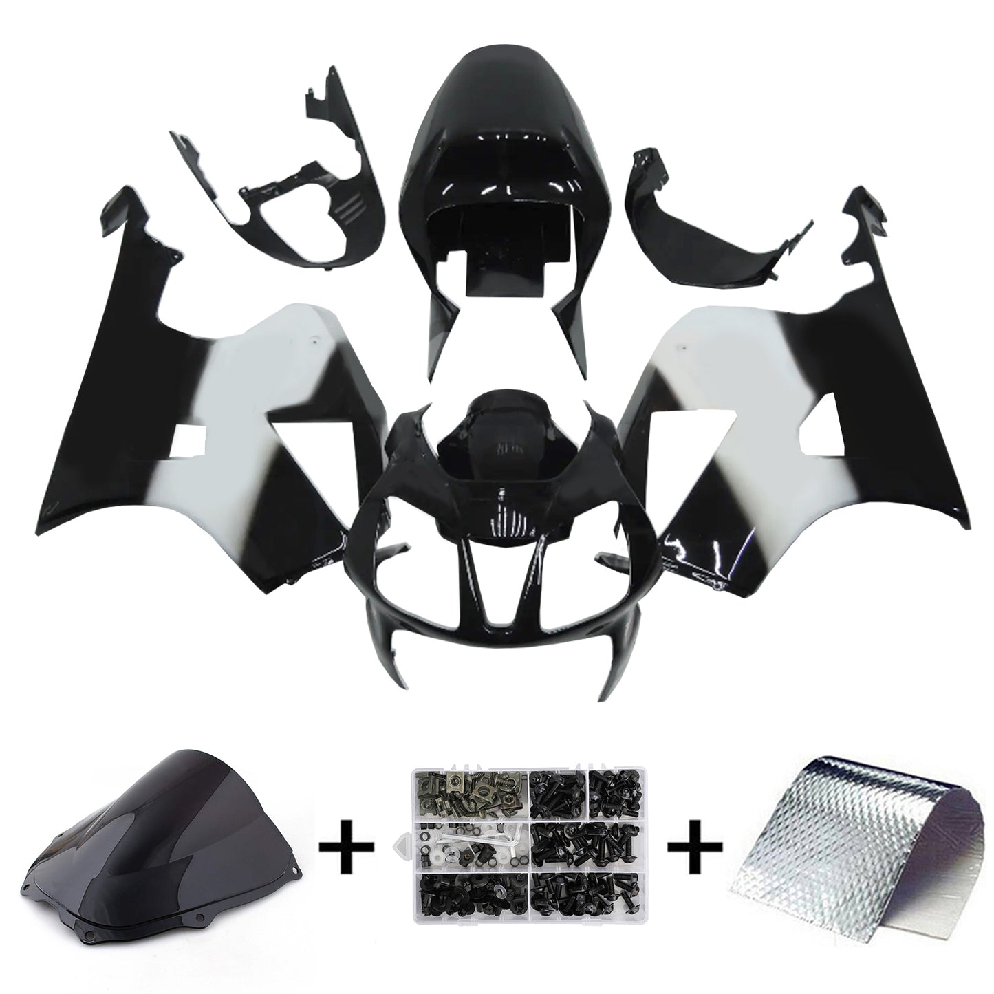 2000-2006 Honda VTR1000 RC51 Kit carenatura iniezione Carrozzeria Plastica ABS