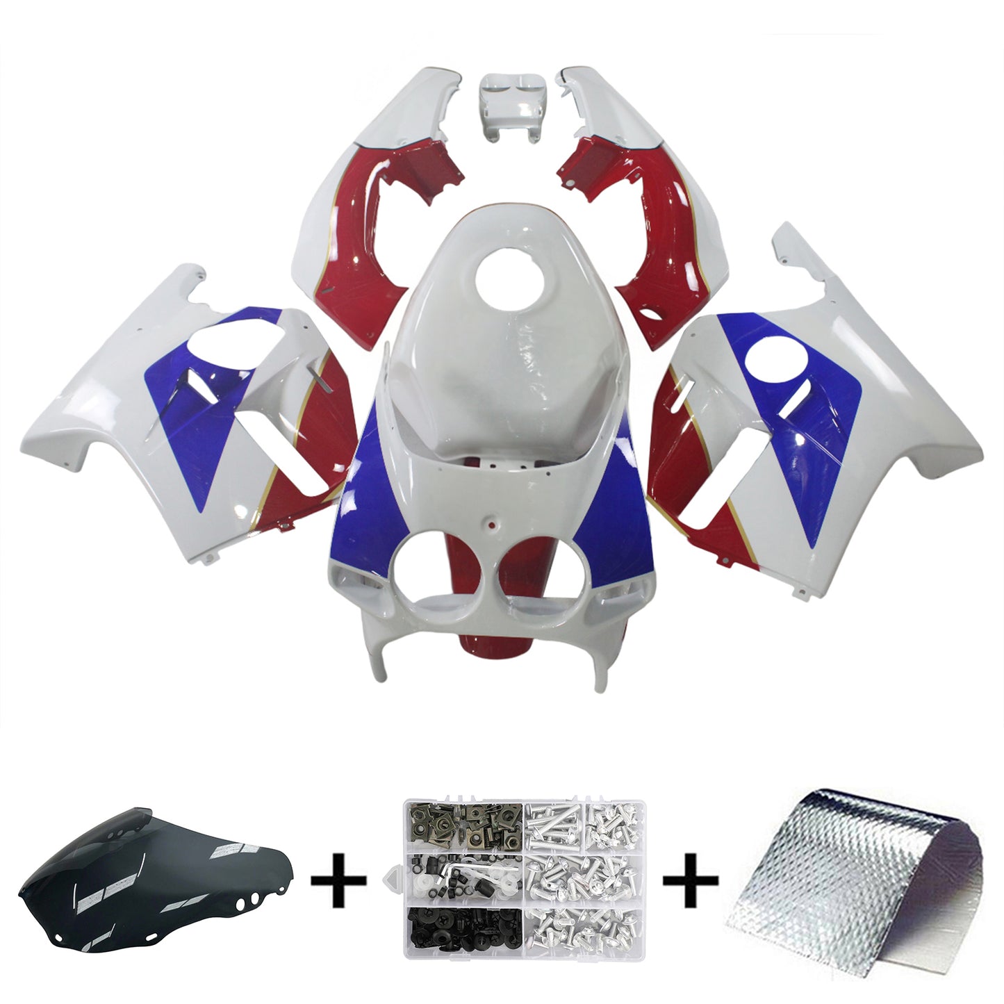 Carrozzeria kit carenatura iniezione Honda CBR250RR MC19 1988-1989