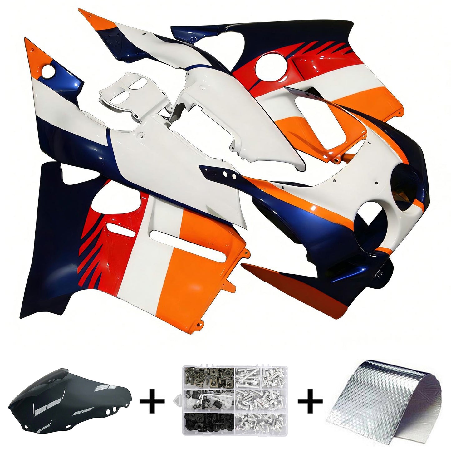 Carrozzeria kit carenatura iniezione Honda CBR250RR MC19 1988-1989