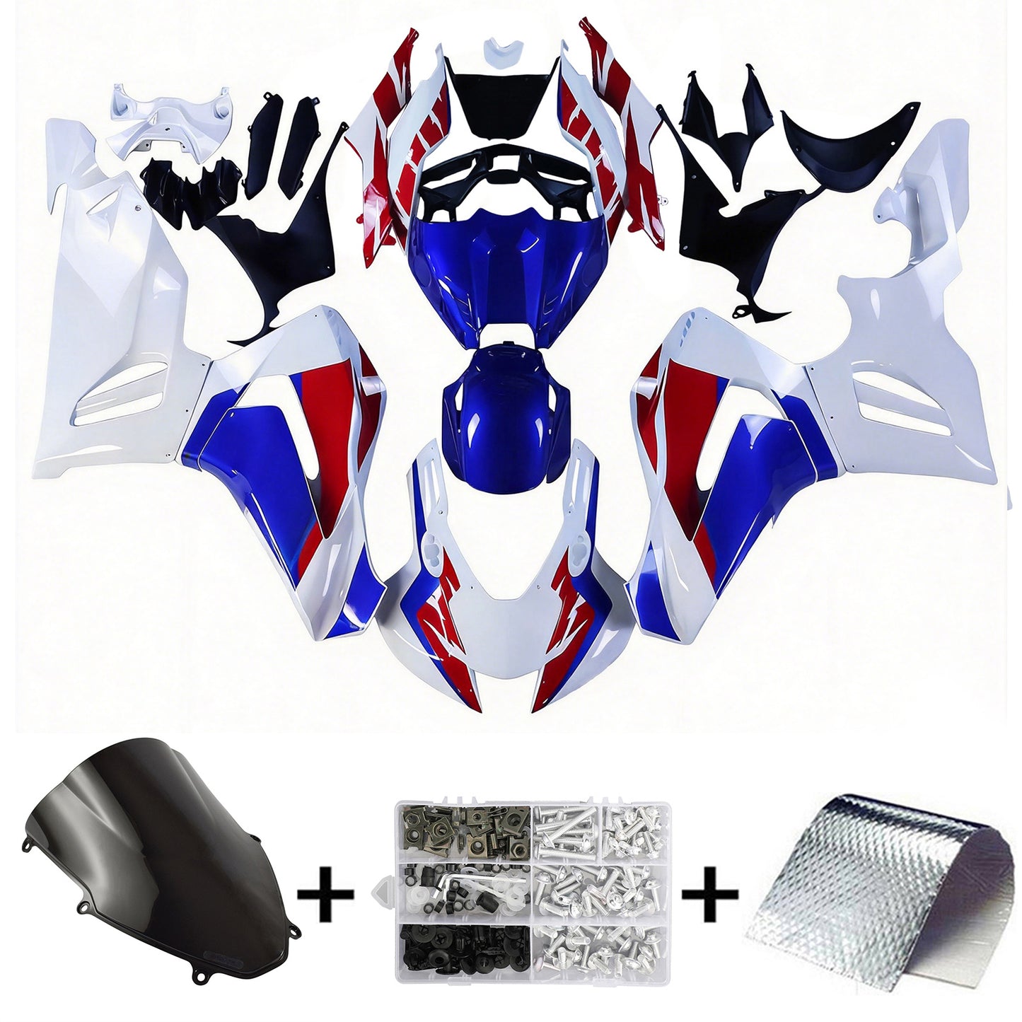 Amotopart Honda CBR1000RR-R 2020-2023 Kit Carenatura Carrozzeria Plastica ABS