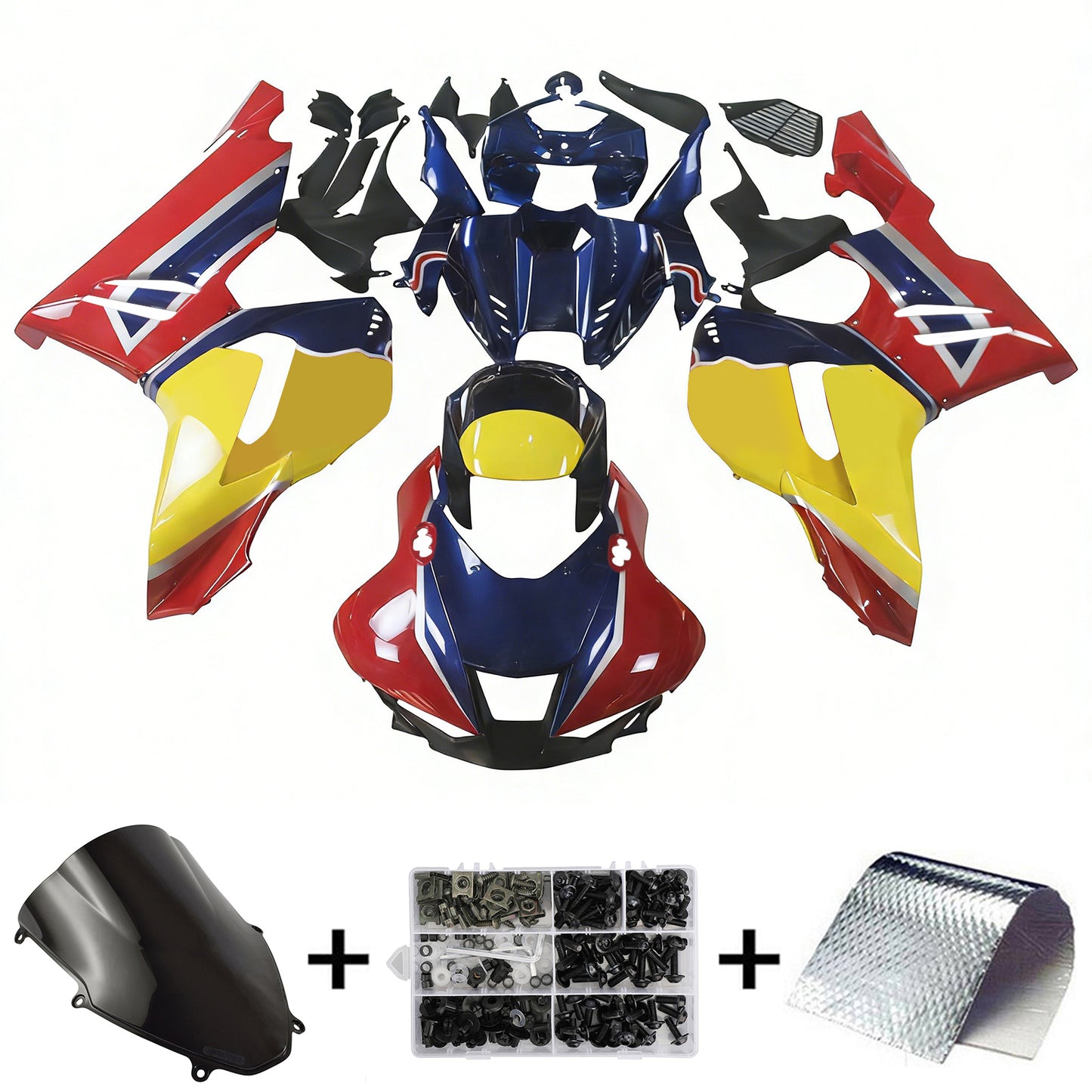 Amotopart Honda CBR1000RR-R 2020-2023 Kit Carenatura Carrozzeria Plastica ABS