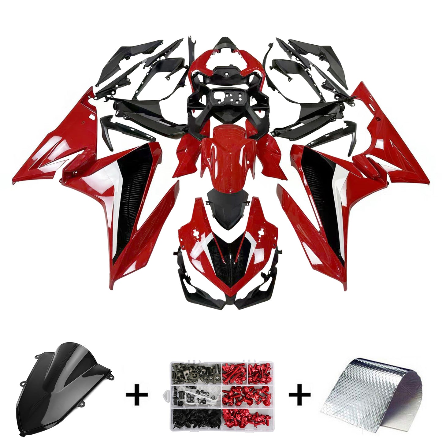 Amotopart Kit carena Honda CBR500R 2019-2021 Carrozzeria Plastica ABS