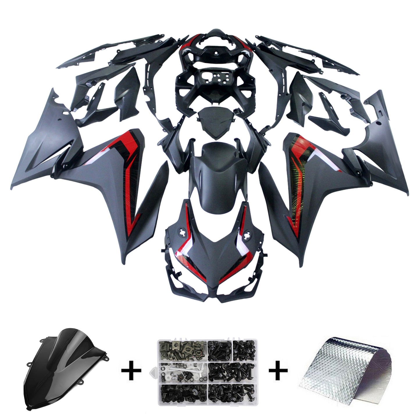 Amotopart Honda CBR500R 2019-2021 Kit carena Carrozzeria Plastica ABS