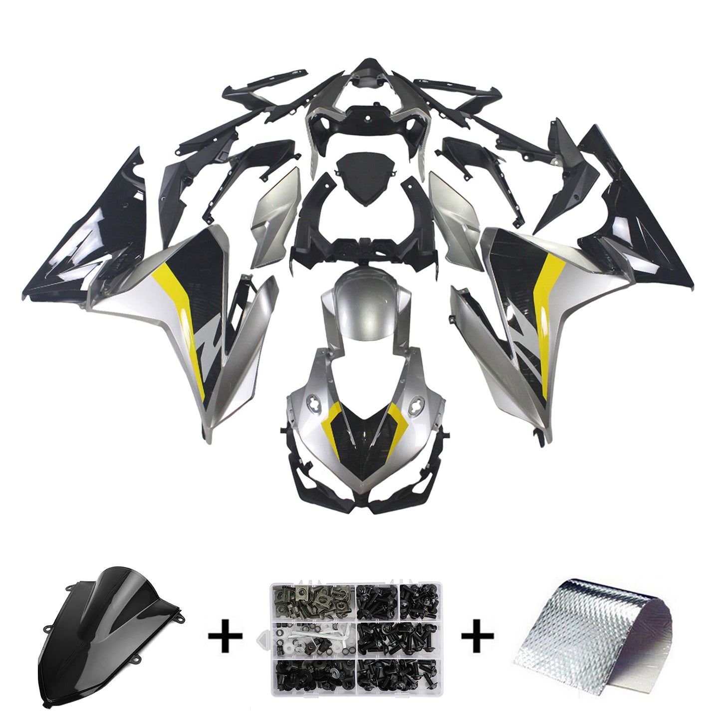 Amotopart Honda CBR500R 2022-2023 Kit carena Carrozzeria Plastica ABS