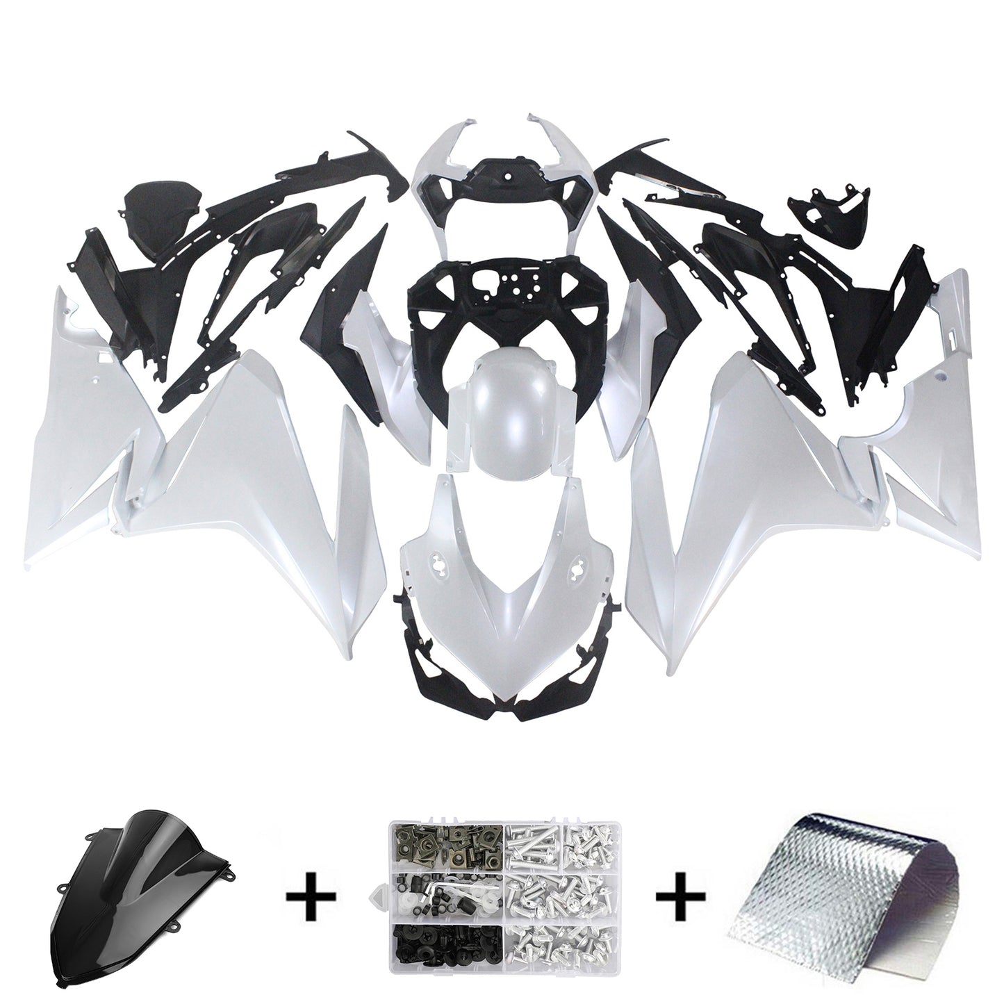 Amotopart Honda CBR500R 2022-2023 Kit carena Carrozzeria Plastica ABS