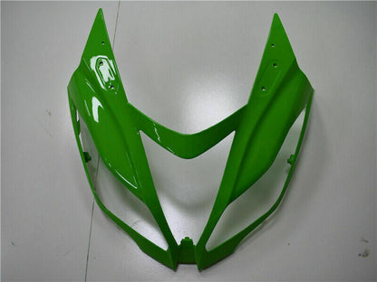 Amotopart 2013-2018 Kawasaki ZX6R Cladding Green Black Kit