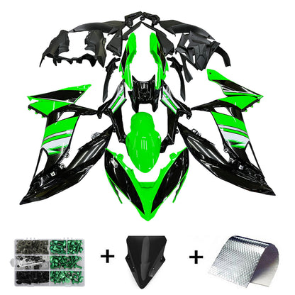 Amotopart 2017-2019 Kawasaki Ninja 650 EX650 Clearing Green Kit