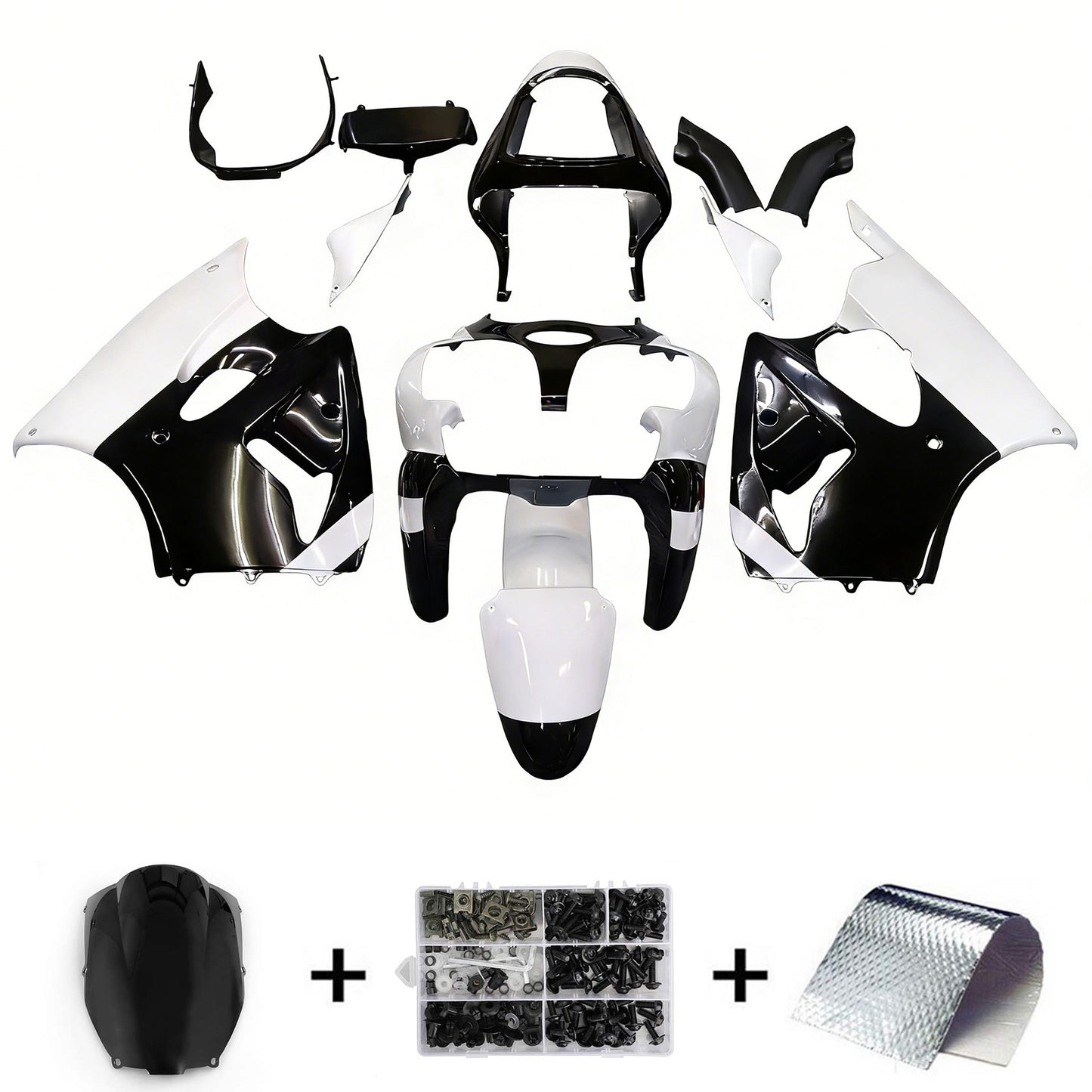 Kit carenatura per Kawasaki ZX6R 636 2000-2002 ZZR600 2005-2008