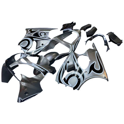 2000-2002 Kawasaki ZX6R 636 2005-2008 ZZR600 Kit carenatura iniezione Carrozzeria