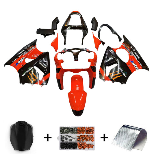 Carrozzeria kit carenatura iniezione Kawasaki ZX6R 636 2000-2002, ZZR600 2005-2008