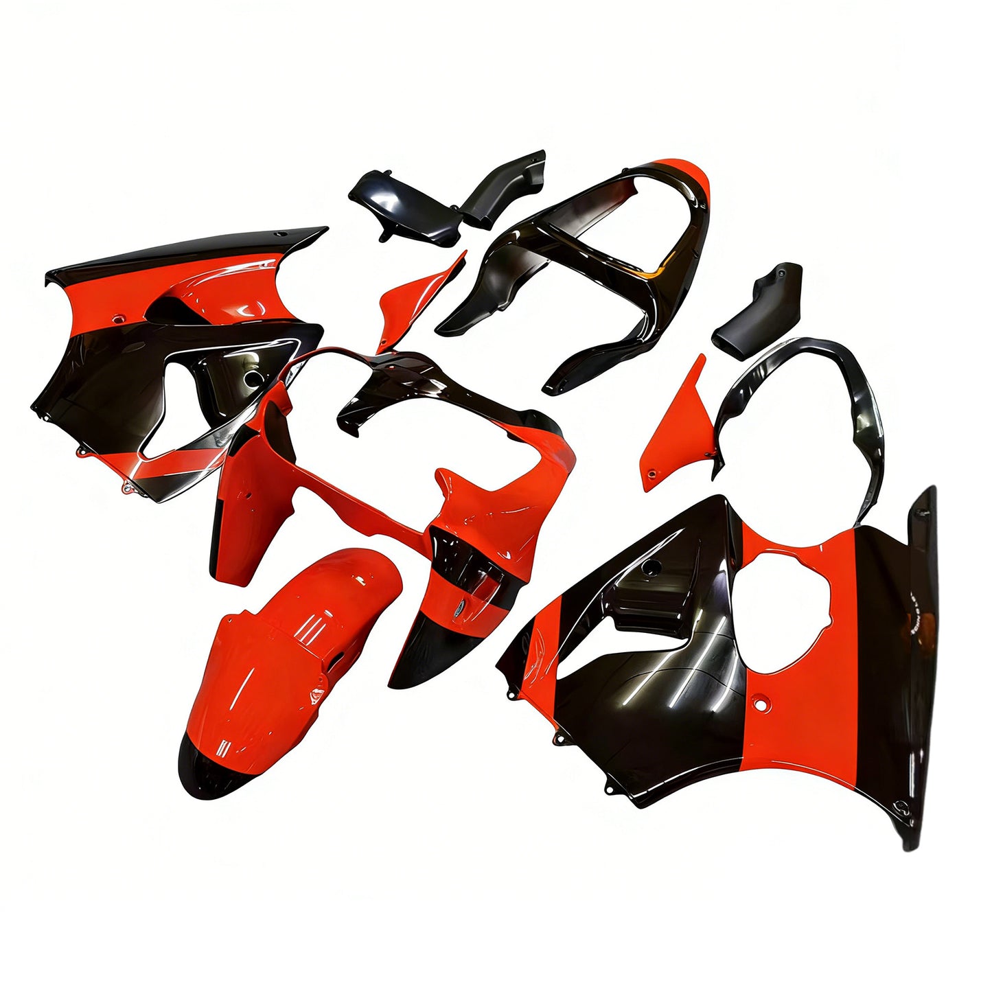 Carrozzeria kit carenatura iniezione Kawasaki ZX6R 636 2000-2002, ZZR600 2005-2008