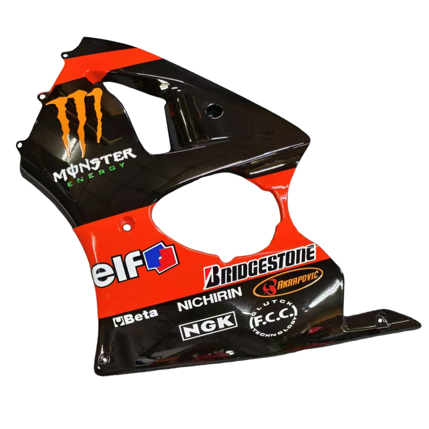 Carrozzeria kit carenatura iniezione Kawasaki ZX6R 636 2000-2002, ZZR600 2005-2008