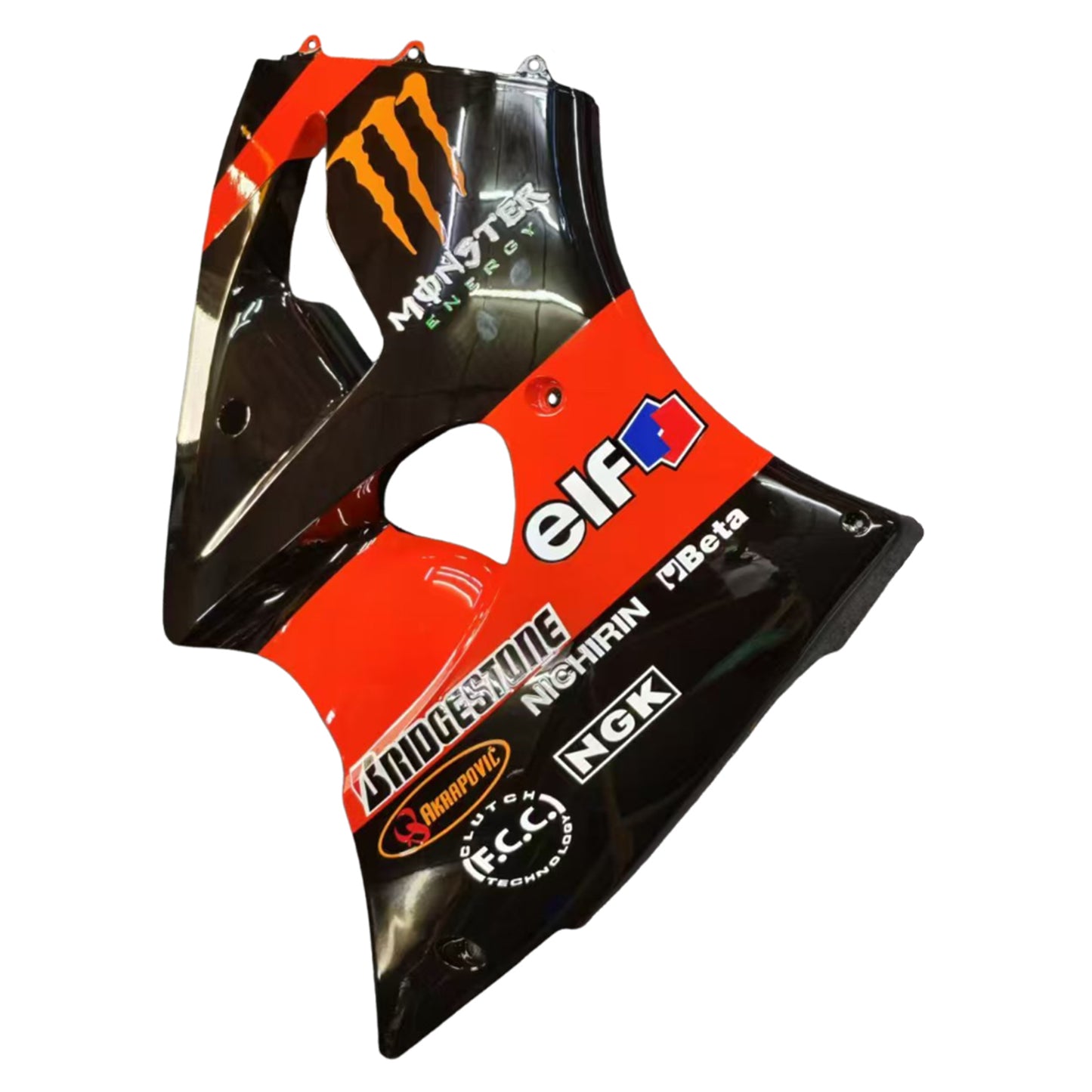 Carrozzeria kit carenatura iniezione Kawasaki ZX6R 636 2000-2002, ZZR600 2005-2008