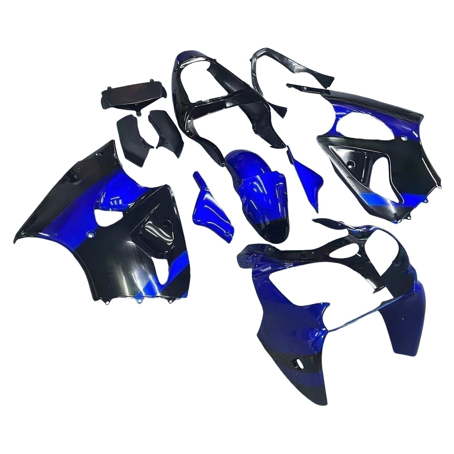 Carrozzeria kit carenatura iniezione Kawasaki ZX6R 636 2000-2002, ZZR600 2005-2008