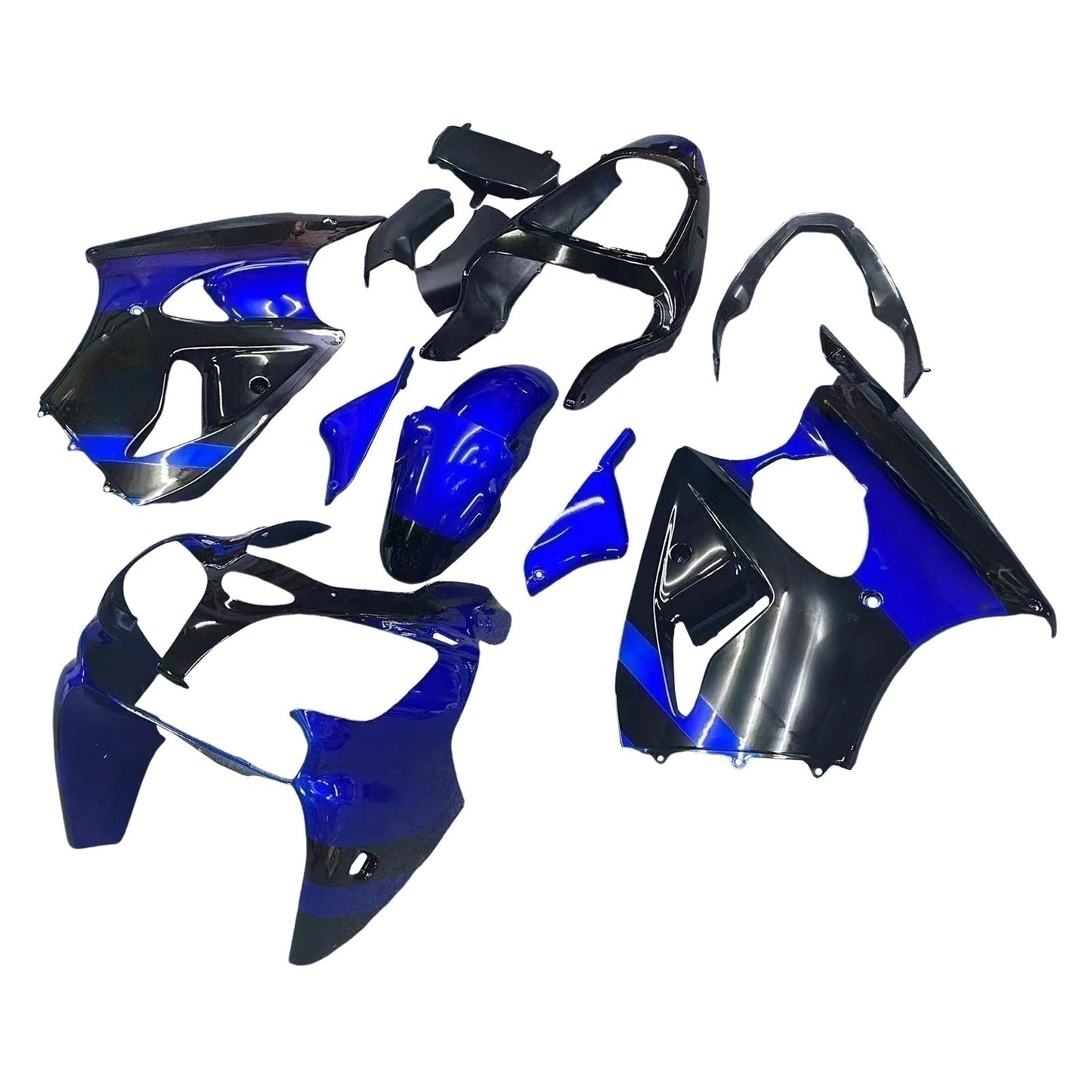 Carrozzeria kit carenatura iniezione Kawasaki ZX6R 636 2000-2002, ZZR600 2005-2008
