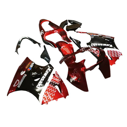2000-2002 Kawasaki ZX6R 636 2005-2008 ZZR600 Kit carenatura iniezione Carrozzeria