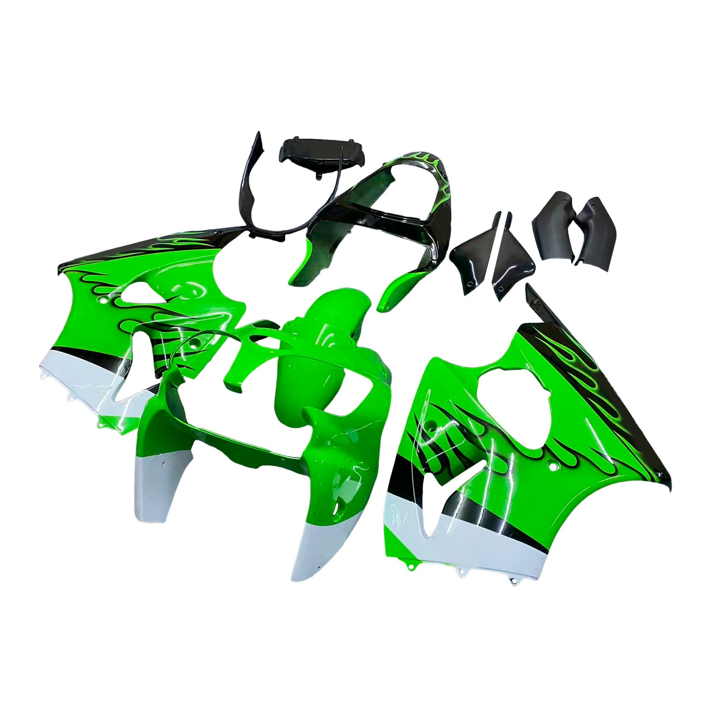 2000-2002 Kawasaki ZX6R 636 2005-2008 ZZR600 Kit carenatura iniezione Carrozzeria