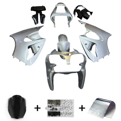 2000-2002 Kawasaki ZX6R 636 2005-2008 ZZR600 Kit carenatura iniezione Carrozzeria