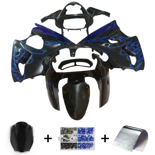 2000-2002 Kawasaki ZX6R 636 2005-2008 ZZR600 Kit carenatura iniezione Carrozzeria