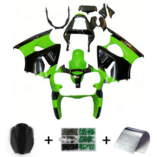 2000-2002 Kawasaki ZX6R 636 2005-2008 ZZR600 Kit carenatura iniezione Carrozzeria