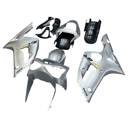 Carene 2003-2004 Kawasaki ZX6R 636 Argento Ninja Generico
