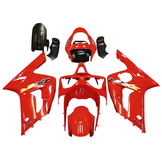 Amotopart 2003-2004 Kawasaki ZX6R Cladding Red Kit
