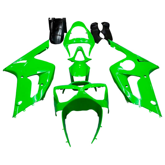 Carene 2003-2004 Kawasaki ZX6R 636 Verde Ninja Racing Generico
