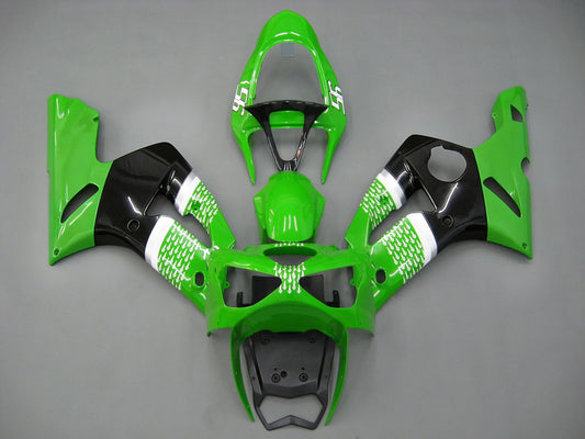 Carene 2003-2004 Kawasaki ZX6R 636 Verde Nero No.56 ELF Racing Generico