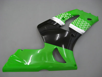 Amotopart Kawasaki ZX6R 2003-2004 Kit verde rivestimento
