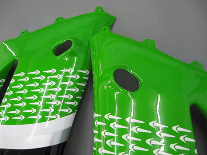 Amotopart Kawasaki ZX6R 2003-2004 Kit verde rivestimento