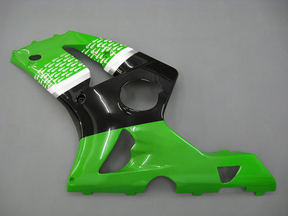 Carene 2003-2004 Kawasaki ZX6R 636 Verde Nero No.56 ELF Racing Generico