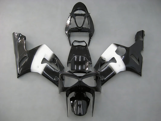 Carene 2003-2004 Kawasaki ZX6R 636 Black West Ninja Racing Generico