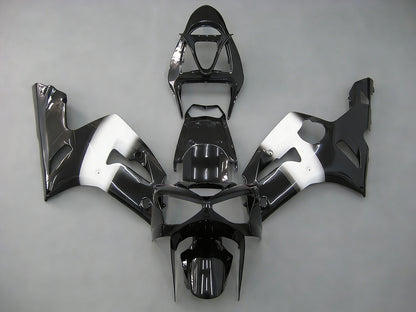 Amotopart 2003-2004 Kawasaki ZX6R rivestimento in bianco e nero? Kit?