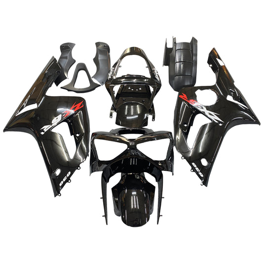 Amotopart 2003-2004 Kawasaki ZX6R Cladding Black Kit