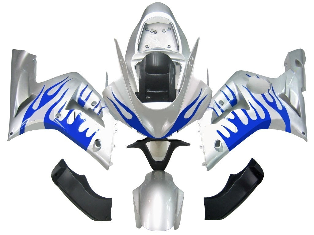 Amotopart 2003-2004 Kawasaki ZX6R Trigger Food & Blue Flame Kit
