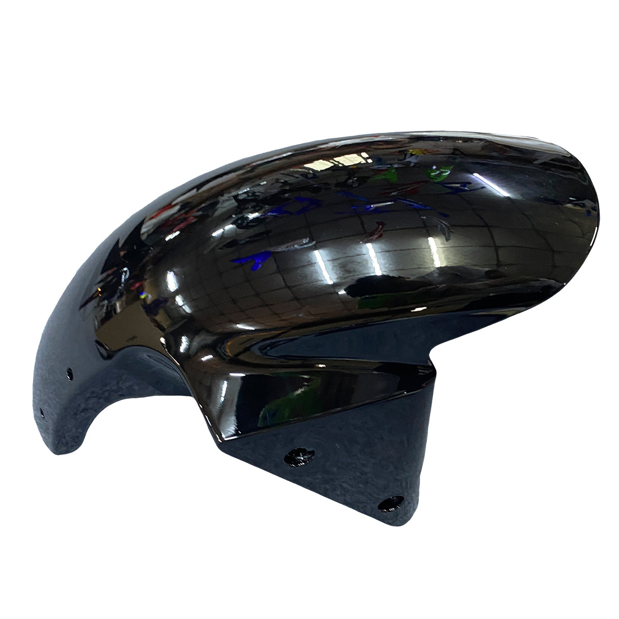 Carene 2003-2004 Kawasaki ZX6R 636 Black & Green Flame Ninja Racing Generico