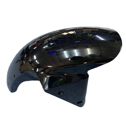Carene 2003-2004 Kawasaki ZX6R 636 Black & Green Flame Ninja Racing Generico