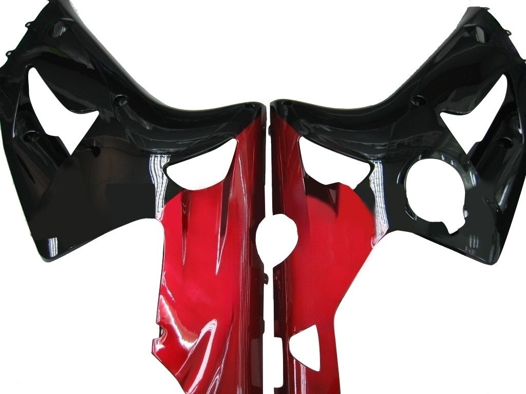 Carene 2003-2004 Kawasaki ZX6R 636 Nero Rosso ZX6R Racing Generico