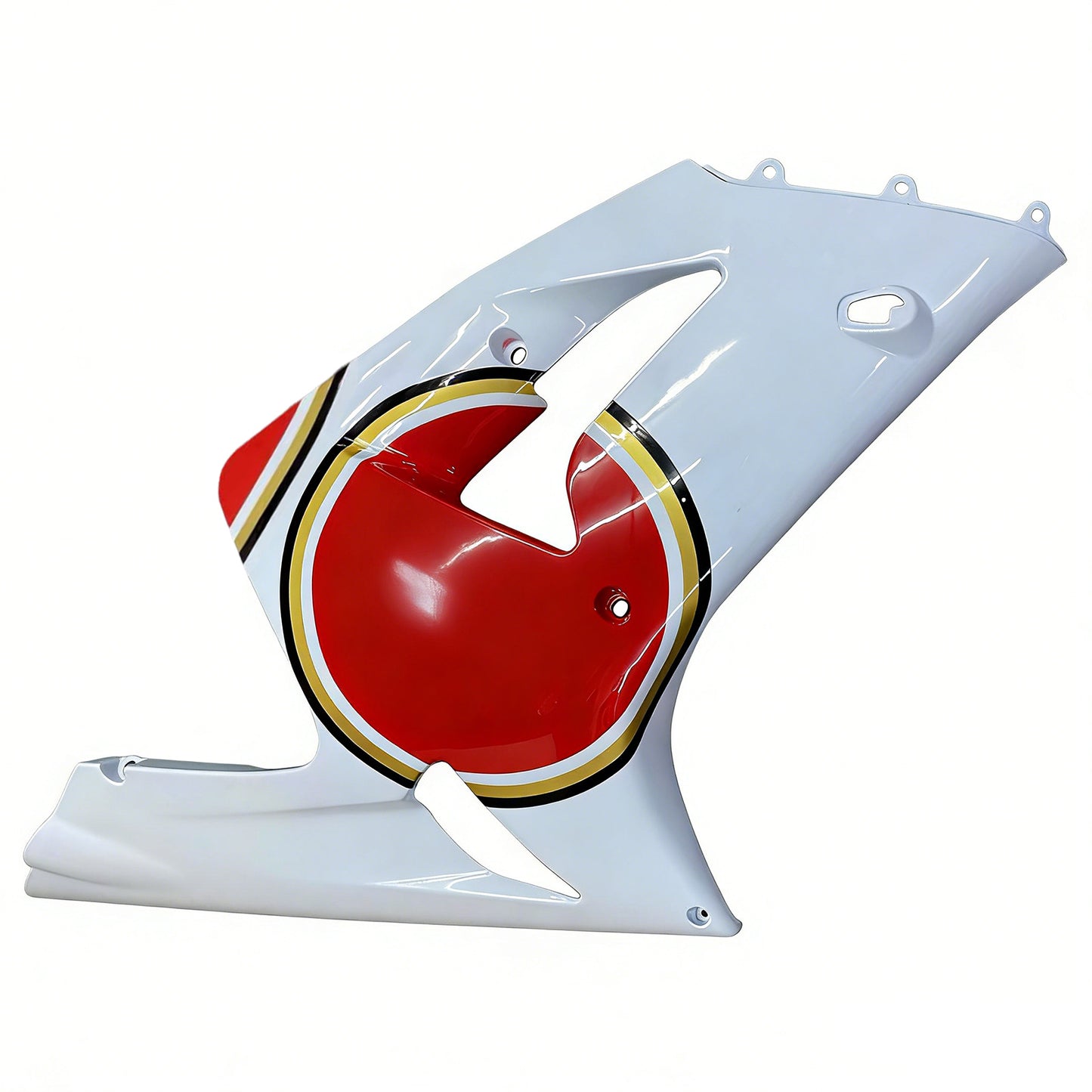Carene 2003-2004 Kawasaki ZX6R 636 Bianco Rosso Lucky Strike Ninja Generico