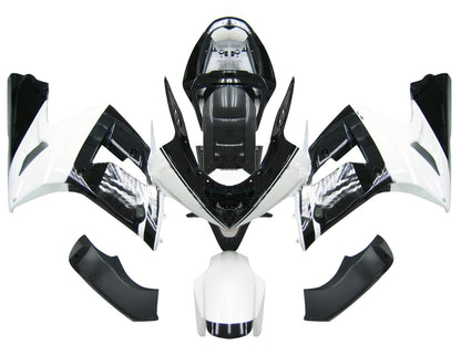 Amotopart 2003-2004 Kawasaki ZX6R Cladding Multi Balck Kit