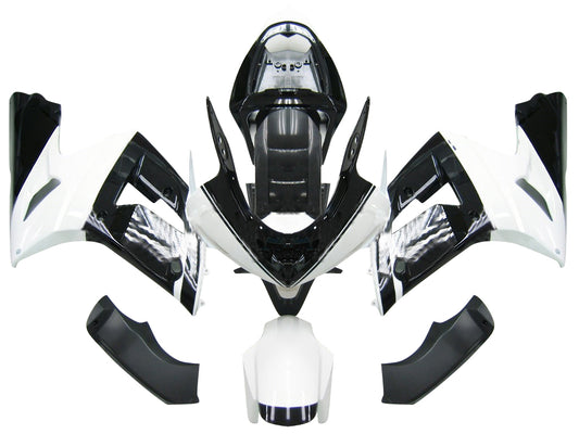 Amotopart 2003-2004 Kawasaki ZX6R Cladding Multi Balck Kit