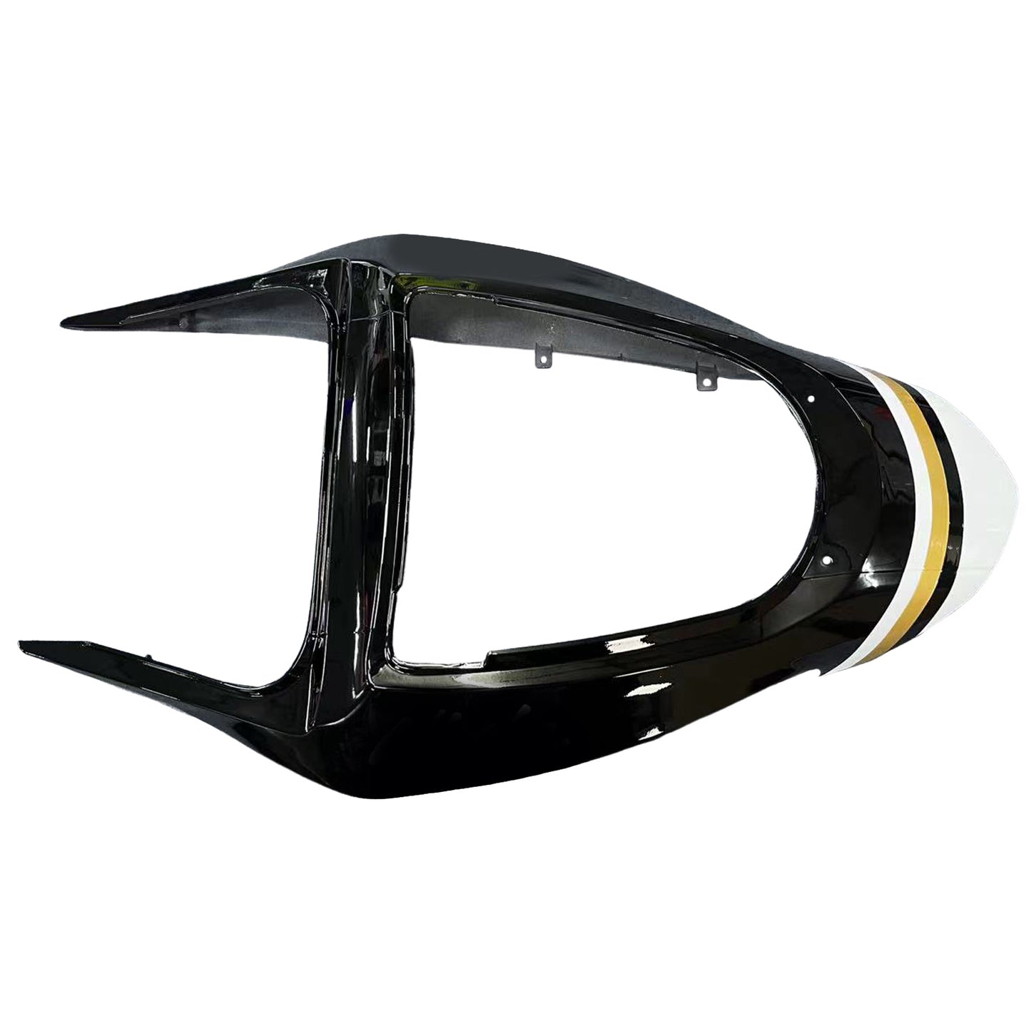 Carene 2003-2004 Kawasaki ZX6R 636 Bianco Nero Lucky Strike Generico