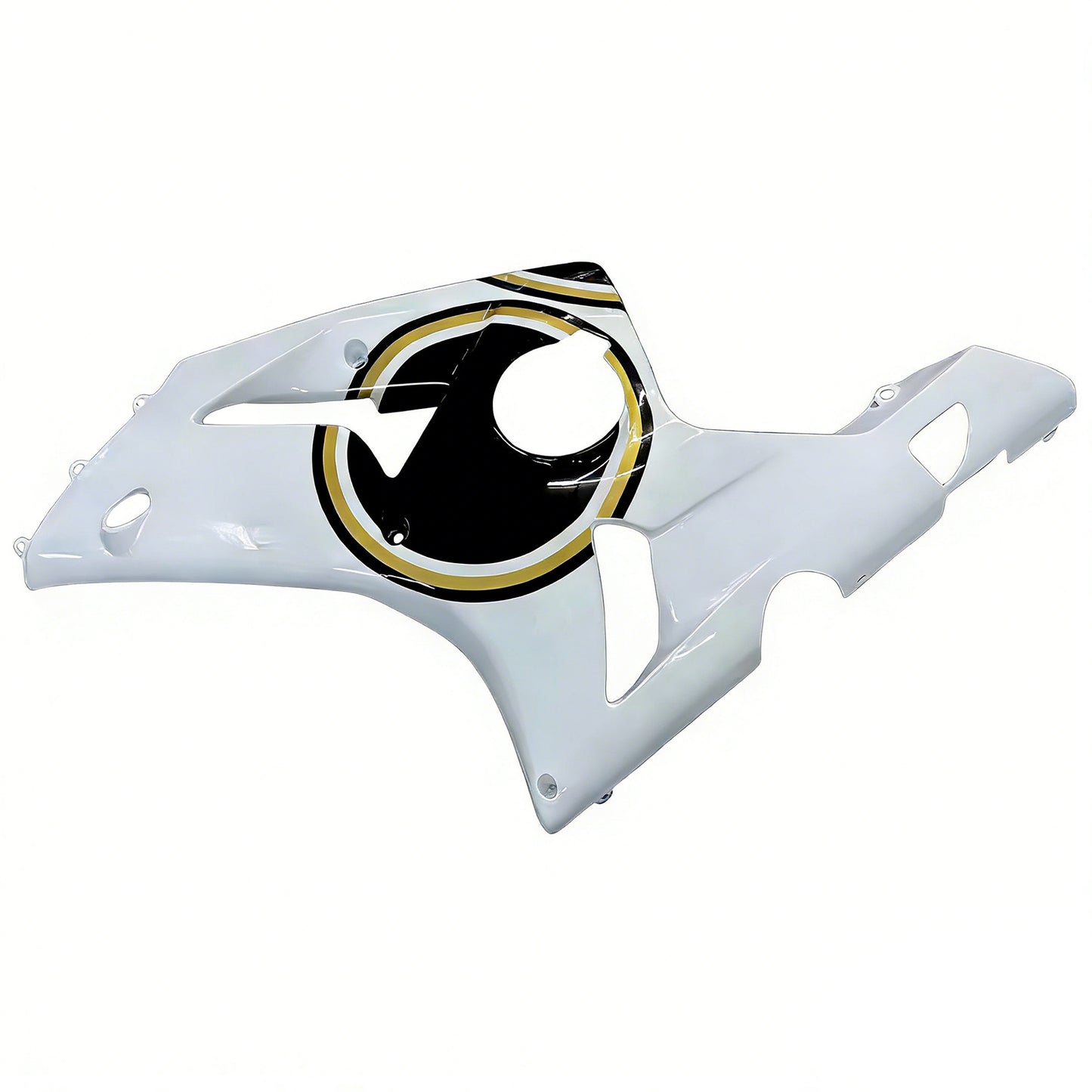 Carene 2003-2004 Kawasaki ZX6R 636 Bianco Nero Lucky Strike Generico