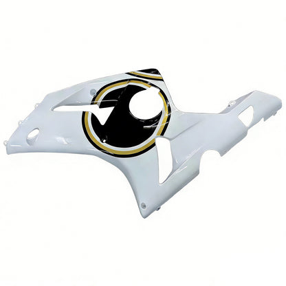Carene 2003-2004 Kawasaki ZX6R 636 Bianco Nero Lucky Strike Generico