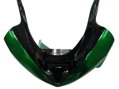 Carene 2003-2004 Kawasaki ZX6R 636 Verde Nero elfo Generico
